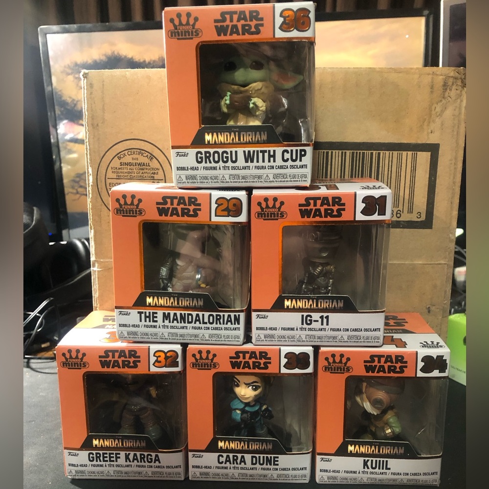 The Mandalorian Funko Mini lot